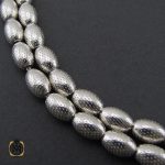 تسبیح 33 دانه نقره هلی ساده - کد 4314