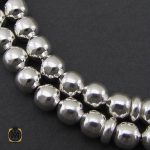 تسبیح 33 دانه نقره گرد ساده - کد 4317