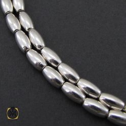 تسبیح 33 دانه نقره هلی ساده - کد 4324 تسبیح 33 دانه نقره هلی ساده - کد 4324