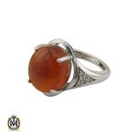 انگشتر عقیق یمن طرح آیدا زنانه - کد 2244