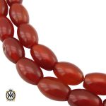 تسبیح 33 دانه هلی عقیق قرمز - کد 4240