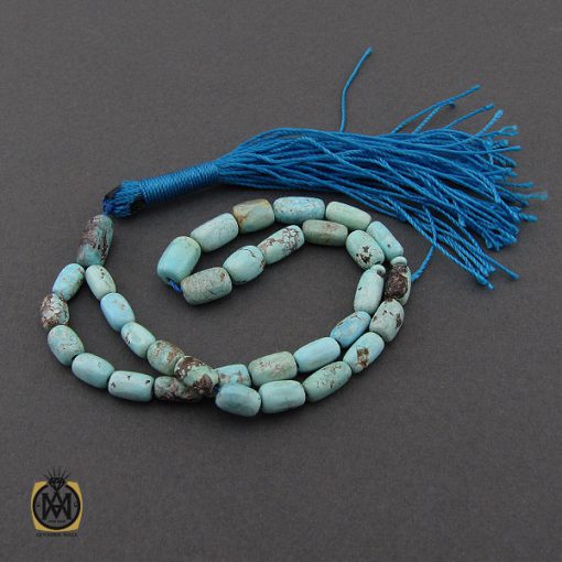 تسبیح 33 دانه فیروزه نیشابوری مرغوب - کد 4284 - تصویر 2