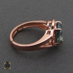 انگشتر توپاز سبز طرح مرسانا زنانه - کد 2189 انگشتر توپاز سبز طرح مرسانا زنانه - کد 2189