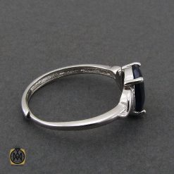 انگشتر یاقوت کبود طرح تبسم زنانه - کد 2198 انگشتر یاقوت کبود طرح تبسم زنانه - کد 2198