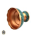 2 تندیس آجیل خوری فیروزه کوبی ارتفاع 8 سانتی متر - کد 6006 - تصویر 2