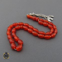 تسبیح 33 دانه عقیق یمن خوش رنگ و مرغوب - کد 4297 تسبیح 33 دانه عقیق یمن خوش رنگ و مرغوب - کد 4297