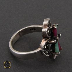 انگشتر چندنگین طرح ساینا زنانه - کد 2211 انگشتر چندنگین طرح ساینا زنانه - کد 2211