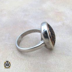 انگشتر حدید صینی با حکاکی ناد علی زنانه - کد 2174 انگشتر حدید صینی با حکاکی ناد علی زنانه - کد 2174