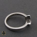 2 انگشتر نقره طرح گلبرگ زنانه - کد 2222 - تصویر 2