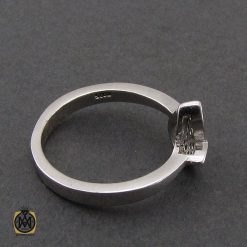 انگشتر نقره طرح گلبرگ زنانه - کد 2222 انگشتر نقره طرح گلبرگ زنانه - کد 2222