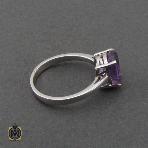 انگشتر آمتیست طرح باران زنانه - کد 2234 - تصویر 2