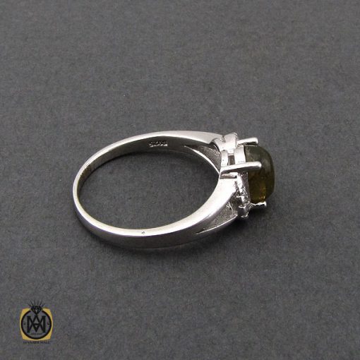 2 انگشتر تورمالین طرح مهشید زنانه - کد 2240 - تصویر 2