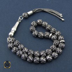 تسبیح 33 دانه نقره عیار 925 - کد 4308 تسبیح 33 دانه نقره عیار 925 - کد 4308