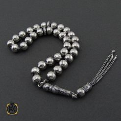 تسبیح 33 دانه نقره گرد ساده سفید در سایزهای مختلف  - کد 4309 تسبیح 33 دانه نقره گرد ساده سفید در سایزهای مختلف  - کد 4309