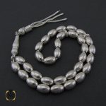 تسبیح 33 دانه نقره هلی ساده - کد 4314 - تصویر 2