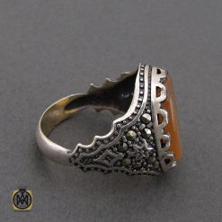 انگشتر عقیق یمن با حکاکی ماشاالله لا قوه الا بالله ان ترن انا اقل منک مالا و ولدا مردانه – کد 10494 انگشتر عقیق یمن با حکاکی ماشاالله لا قوه الا بالله ان ترن انا اقل منک مالا و ولدا مردانه – کد 10494