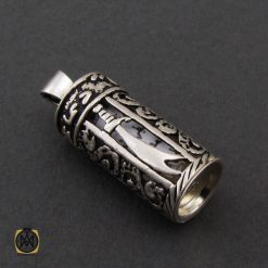 مدال جادعایی نقره حرز امام جواد (ع) طرح ذوالفقار - کد 3247 مدال جادعایی نقره حرز امام جواد (ع) طرح ذوالفقار - کد 3247