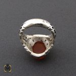 3 انگشتر عقیق یمن مردانه هنر دست استاد صانعی - کد 10408 - تصویر 3