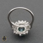 3 انگشتر توپاز سبز طرح رویا زنانه - کد 2194 - تصویر 3
