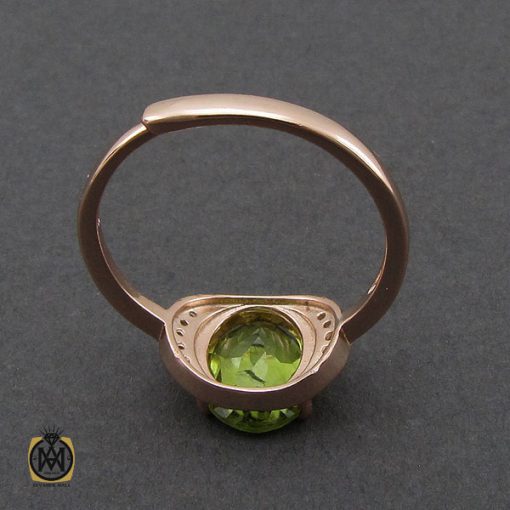 انگشتر زبرجد طرح تابان زنانه - کد 2199 - تصویر 3