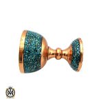 3 تندیس سنگاب فیروزه کوبی ارتفاع 11 سانتی متر - کد 6005 - تصویر 3