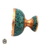 3 تندیس آجیل خوری فیروزه کوبی ارتفاع 8 سانتی متر - کد 6006 - تصویر 3