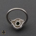 3 انگشتر زبرجد طرح آرام زنانه - کد 2219 - تصویر 3