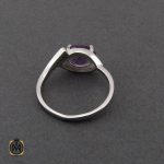 3 انگشتر آمتیست طرح یاسمن زنانه - کد 2235 - تصویر 3