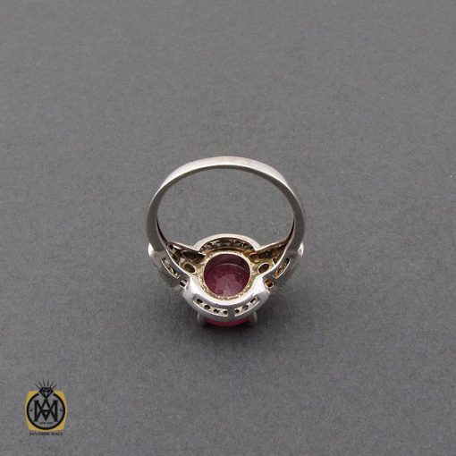 انگشتر یاقوت سرخ طرح پریسا زنانه - کد 2237 - تصویر 3