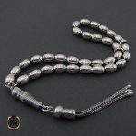 تسبیح 33 دانه نقره هلی طرح نقره ای - کد 4322 - تصویر 3