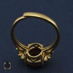انگشتر عقیق یمن طرح آوا زنانه - کد 2243 - تصویر 3