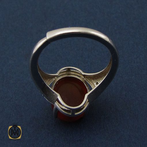 انگشتر عقیق یمن طرح آیدا زنانه - کد 2244 - تصویر 3