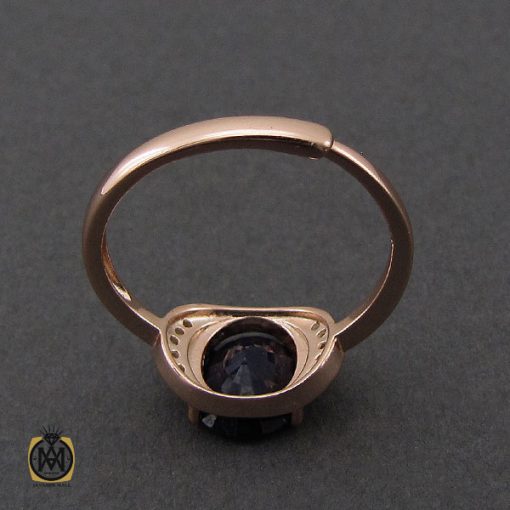 3 انگشتر یاقوت کبود خوش رنگ طرح غزاله زنانه - کد 2266 - تصویر 3