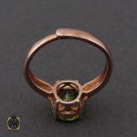 3 انگشتر زبرجد طرح فرشته زنانه - کد 2268 - تصویر 3