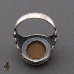 3 انگشتر عقیق یمن با حکاکی ماشاالله لا قوه الا بالله ان ترن انا اقل منک مالا و ولدا مردانه – کد 10494 - تصویر 3