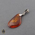 مدال کهربا لهستان طرح پرستو زنانه - کد 3243 - تصویر 3