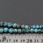 4 تسبیح 33 دانه فیروزه نیشابوری خوش رنگ - کد 4278 - تصویر 4