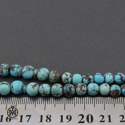 تسبیح 33 دانه فیروزه نیشابوری خوش رنگ - کد 4278 - تصویر 4