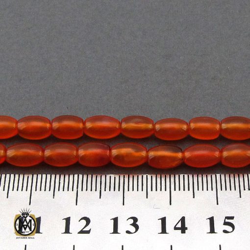 تسبیح 101 دانه عقیق یمن خوش رنگ و ارزشمند - کد 4298 - تصویر 4