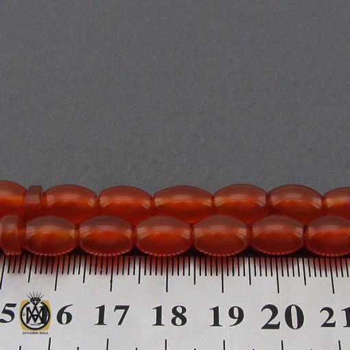 تسبیح 33 دانه عقیق یمن خوش دست و فاخر - کد 4303 - تصویر 4