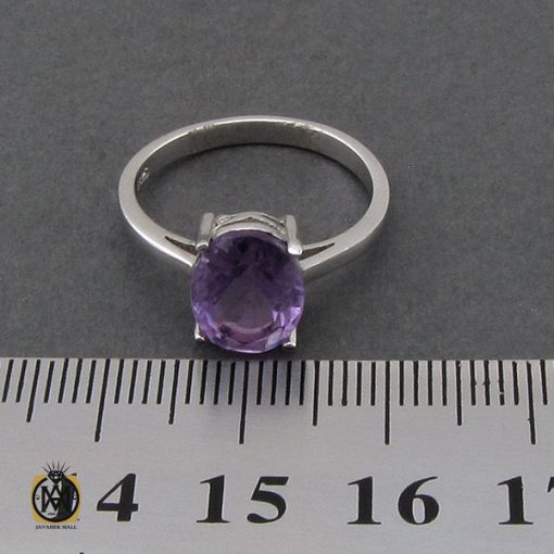 انگشتر آمتیست طرح باران زنانه - کد 2234 - تصویر 4