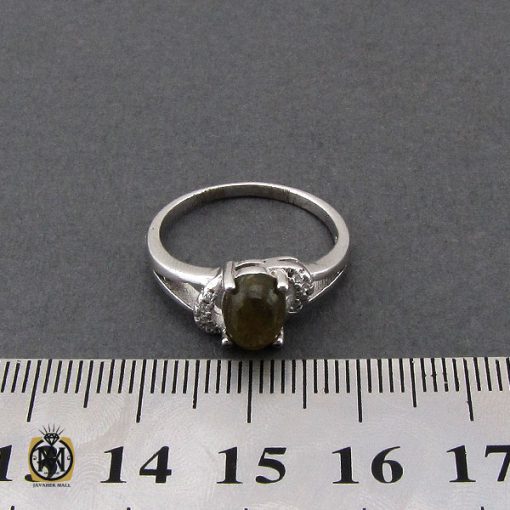 4 انگشتر تورمالین طرح مهشید زنانه - کد 2240 - تصویر 4