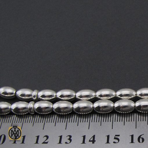 تسبیح 33 دانه نقره هلی ساده - کد 4311 - تصویر 4