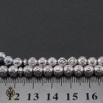 4 تسبیح 33 دانه نقره گرد جذاب - کد 4312 - تصویر 4