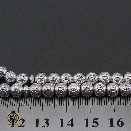 4 تسبیح 33 دانه نقره گرد جذاب - کد 4312 - تصویر 4