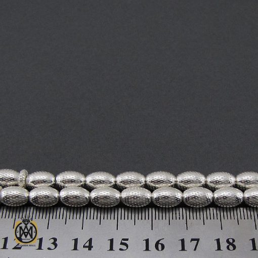 تسبیح 33 دانه نقره هلی ساده - کد 4314 - تصویر 4