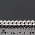 تسبیح 33 دانه نقره گرد ساده - کد 4317 - تصویر 4