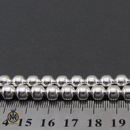 تسبیح 33 دانه نقره گرد ساده - کد 4317 - تصویر 4