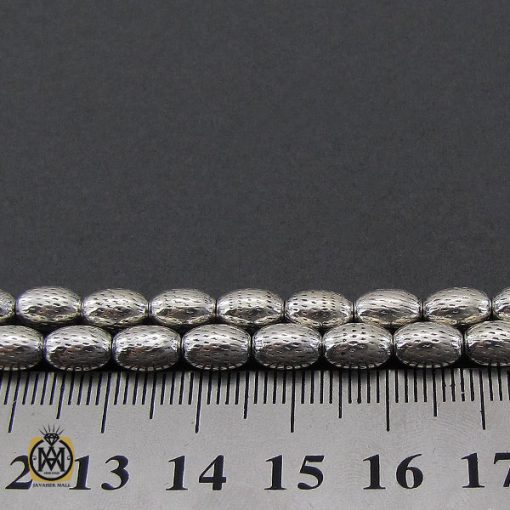 تسبیح 33 دانه نقره هلی طرح نقره ای - کد 4322 - تصویر 4