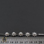 4 دستبند مروارید پرورشی طرح نادیا زنانه - کد 1083 - تصویر 4